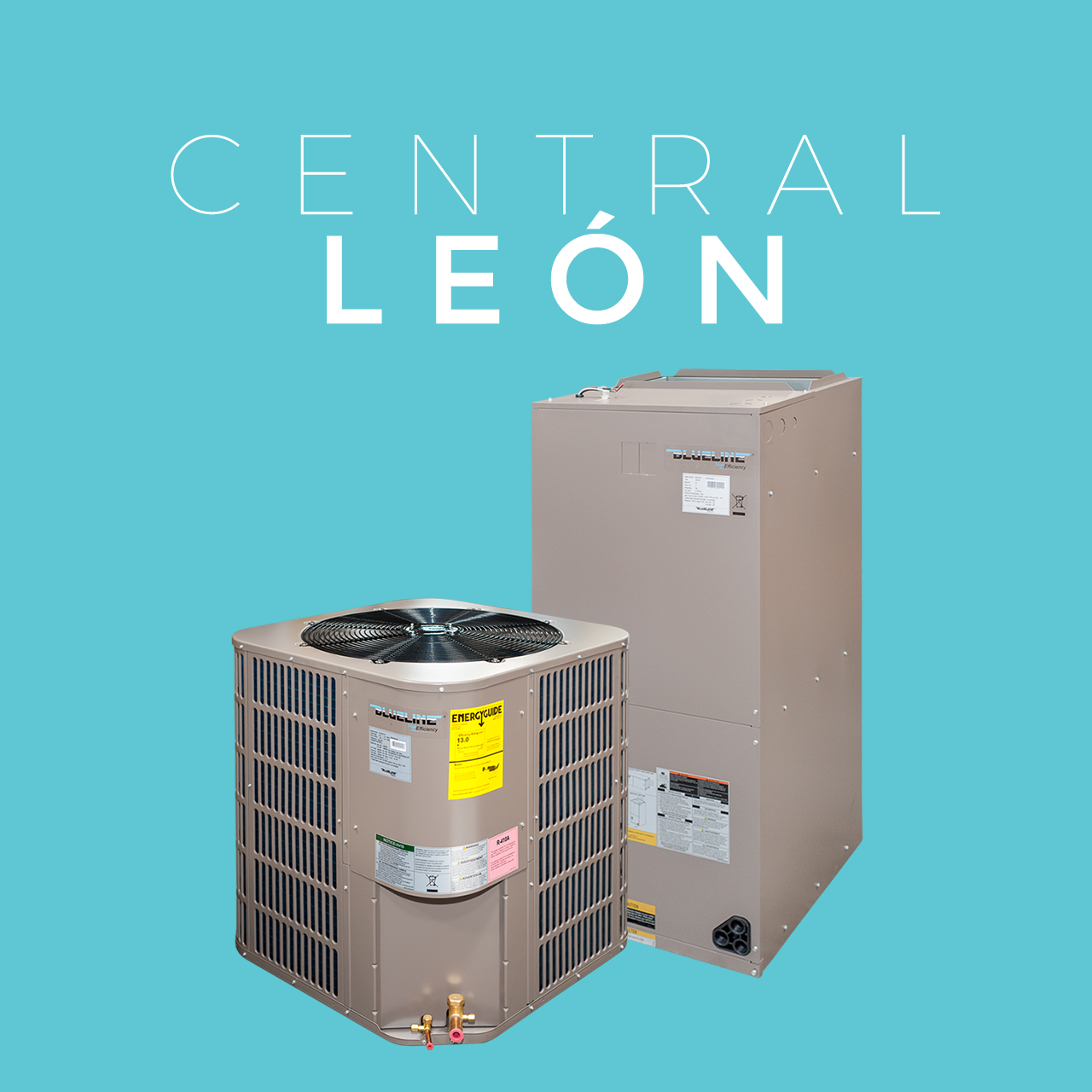 Blueline Aire Acondicionado Para Refrigeración Central León