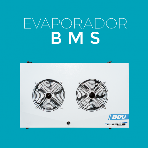 Evaporador BMS BLUELINE colombia ideal para procesos de refrigeración de altas, medias y bajas temperaturas de evaporación